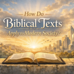 How Do Biblical Texts Apply to Modern Society? Bibical Texts