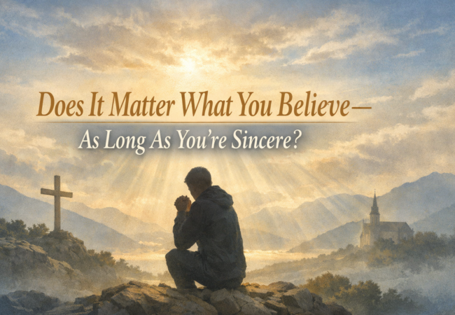 Does It Matter What You Believe—As Long As You’re Sincere?