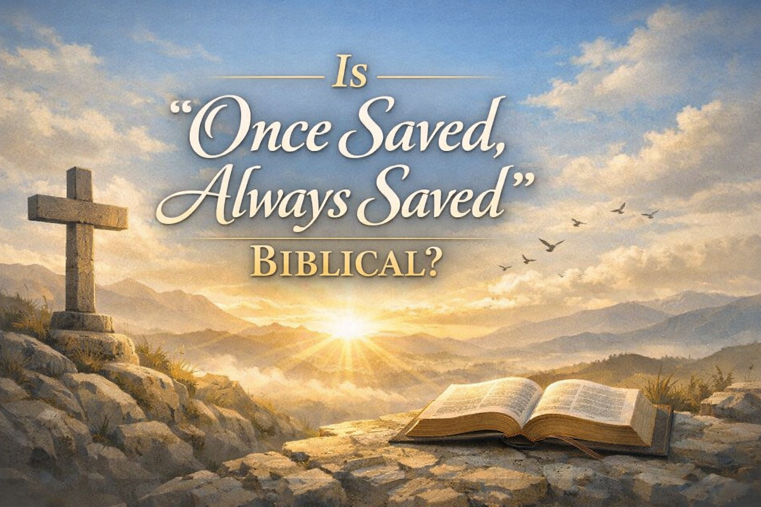 Is “Once Saved, Always Saved” Biblical?