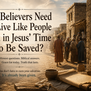 Do Believers Need to Live Like People Did in Jesusβ Time to Be Saved? Do we need to live like the 1st centure