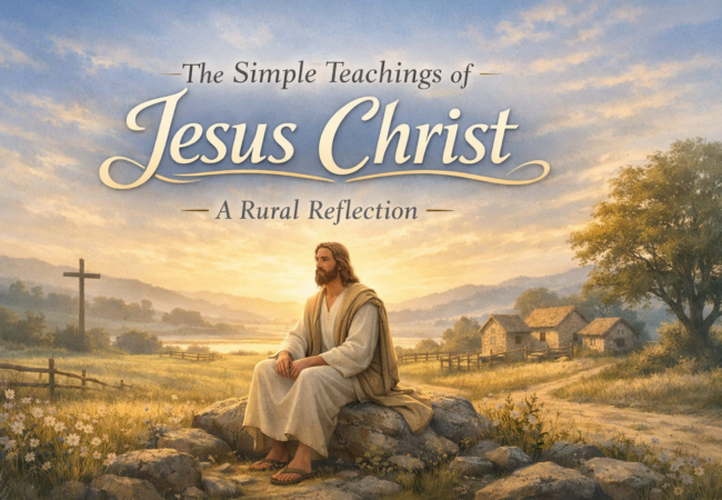 The Simple Teachings of Jesus Christ — A Rural Reflection