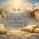 Do the sacraments convey grace or signify it? Do theSacraments