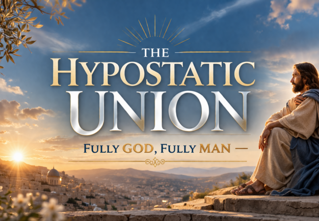 The hypostatic union — fully God, fully man