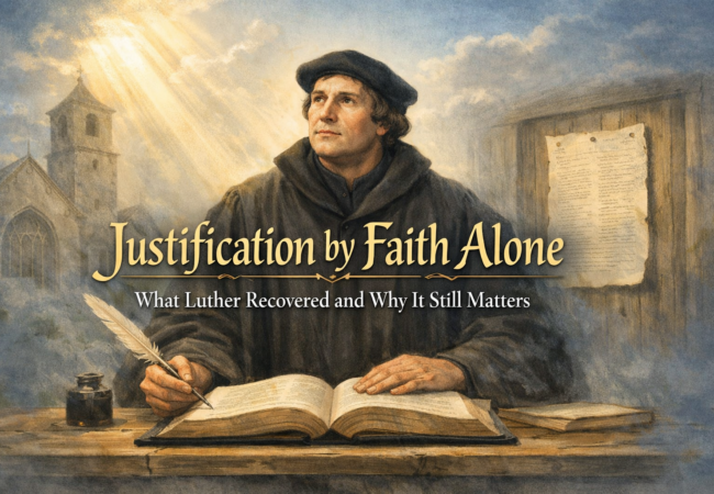 Justification by faith alone — what Luther recovered and why it still matters