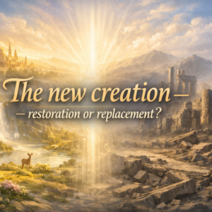 The new creation