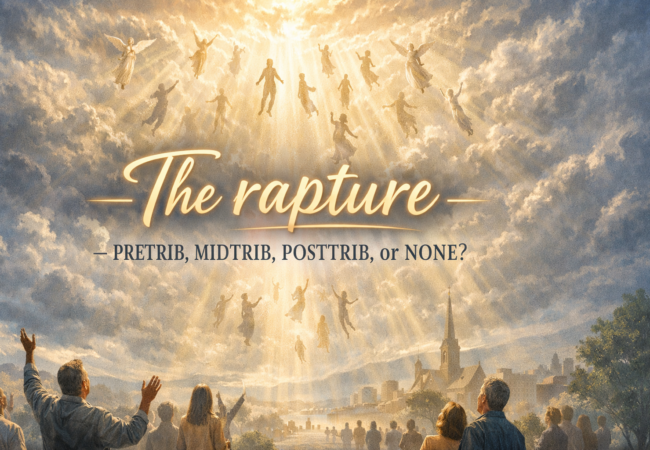 The rapture — pretrib, midtrib, posttrib, or none?