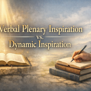 Verbal plenary inspiration vs. dynamic inspiration Verbal Plenary Inspiration