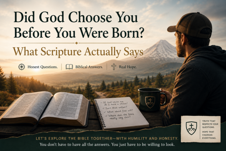 Did God Choose You Before You Were Born? What Scripture Actually Says